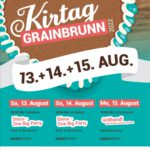 Kirtag Grainbrunn 13+14.+15. August 2022
