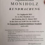 Jagdpacht 2023 - KG Moniholz