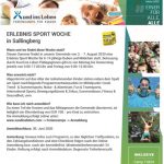 Sportwoche Sallingberg *Xund ins Leben*