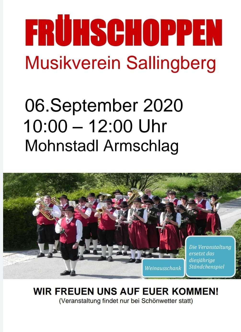 Frühschoppen im Mohnstadl