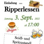 Ripperlessen und Standlparty