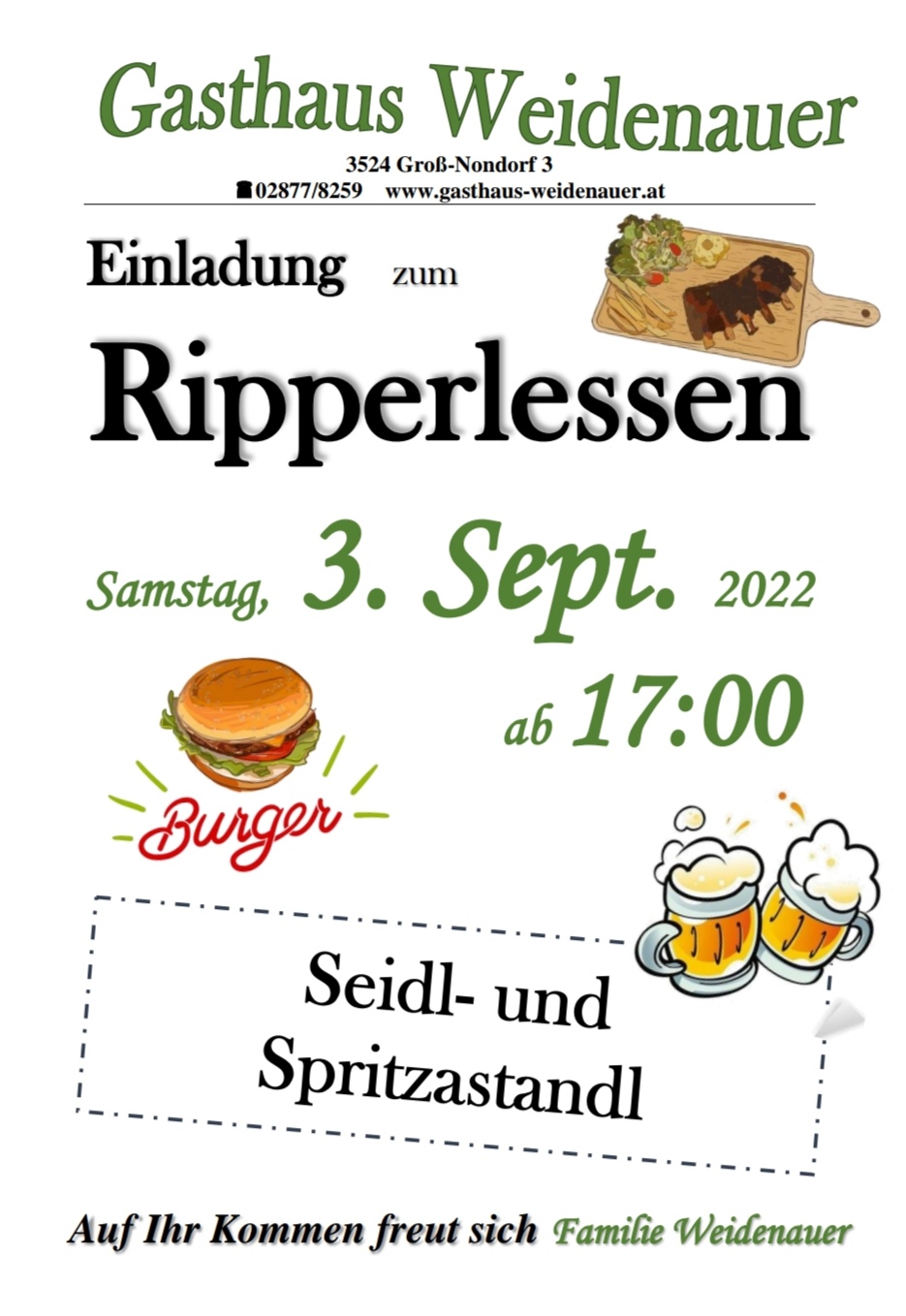 Ripperlessen und Standlparty