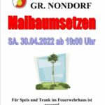 Maibaumaufstellen in Großnonodorf