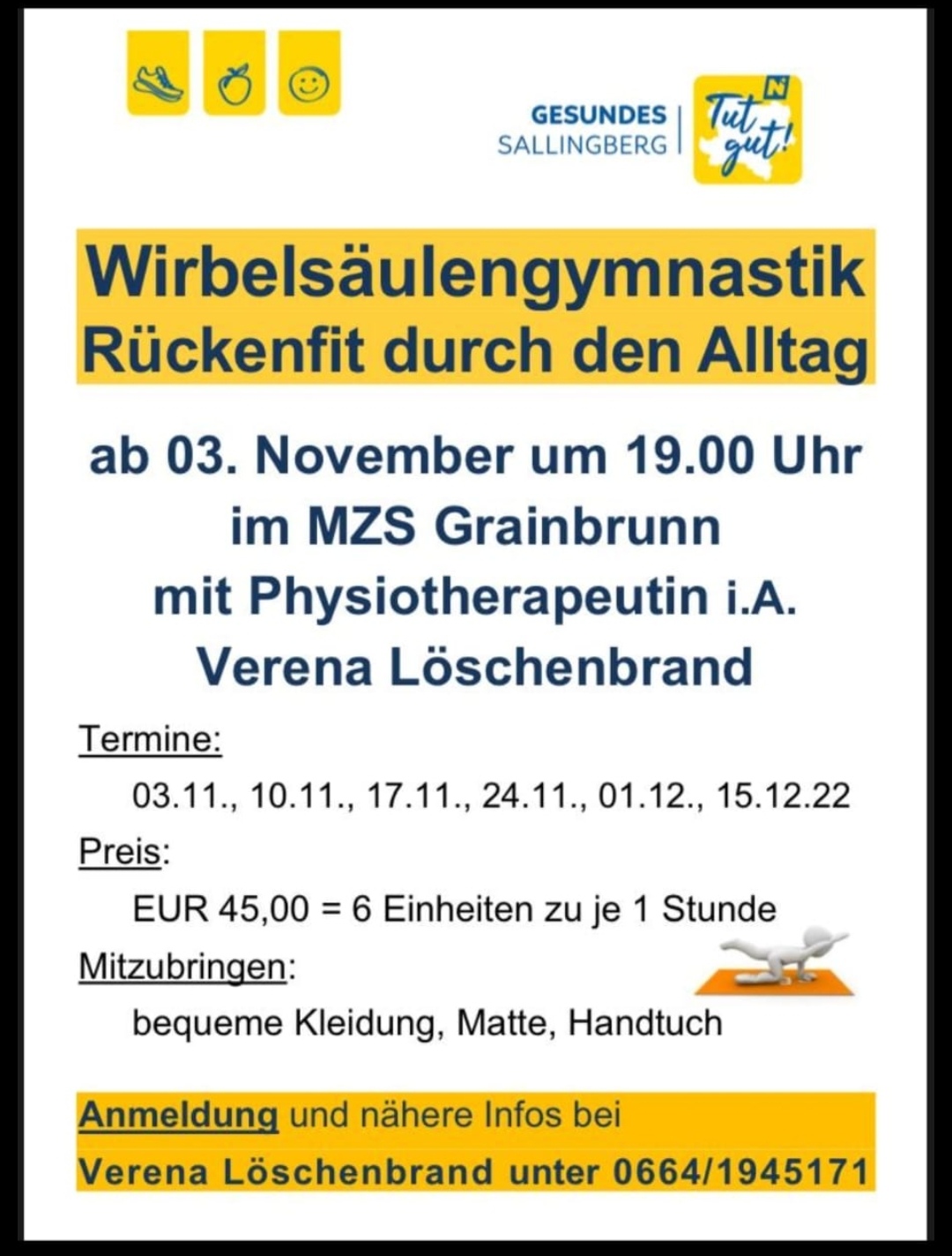 Wirbelsäulengymnastik