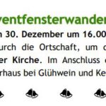 Adventfensterwanderung in Grainbrunn