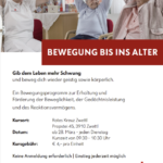 Bewegung bis ins hohe Alter -Gib dem Leben mehr Schwung