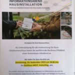 Einladung zum Informationsabend Hausinstallation noegig