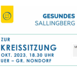 Einladung zur Arbeitskreissitzung GESUNDES SALLINGERG in Großnondorf