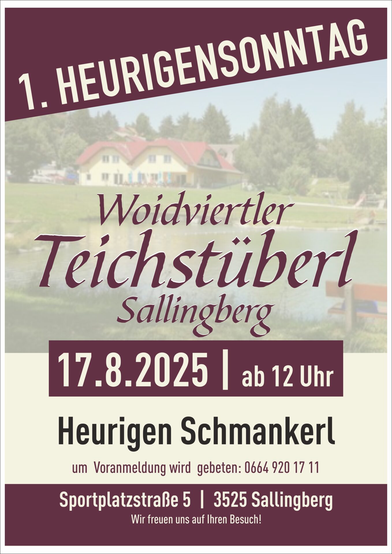 Heurigensonntag Teichstüberl Sallingberg