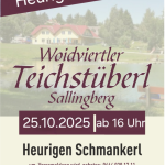 Heurigensamstag Woidviertler Teichstüberl Sallingberg