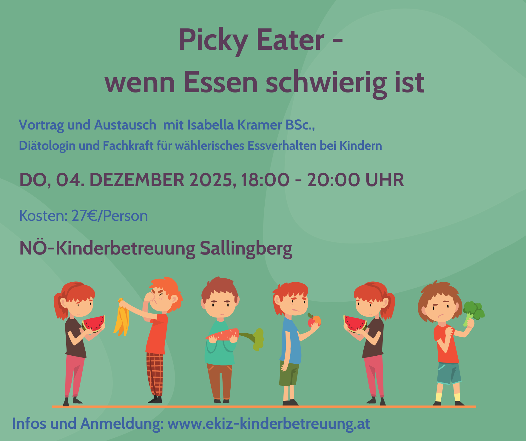 Picky Eater - wenn Essen schwierig ist - VERSCHOBEN!