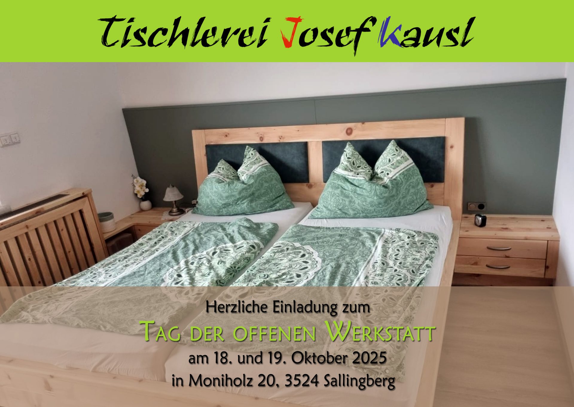Tag der offenen Werkstatt Tischlerei Kausl