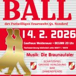 Feuerwehrball der Freiwilligen Feuerwehr Großnondorf