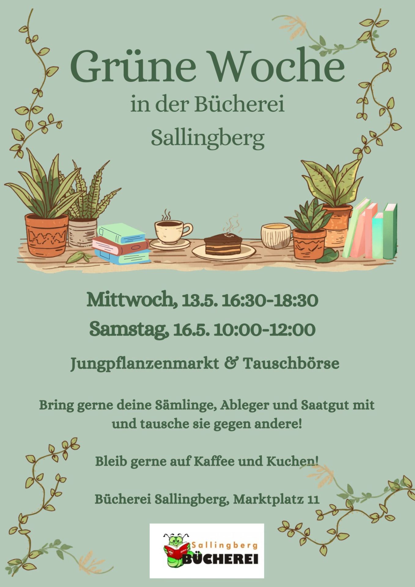 Grüne Woche in der Bücherei Sallingberg