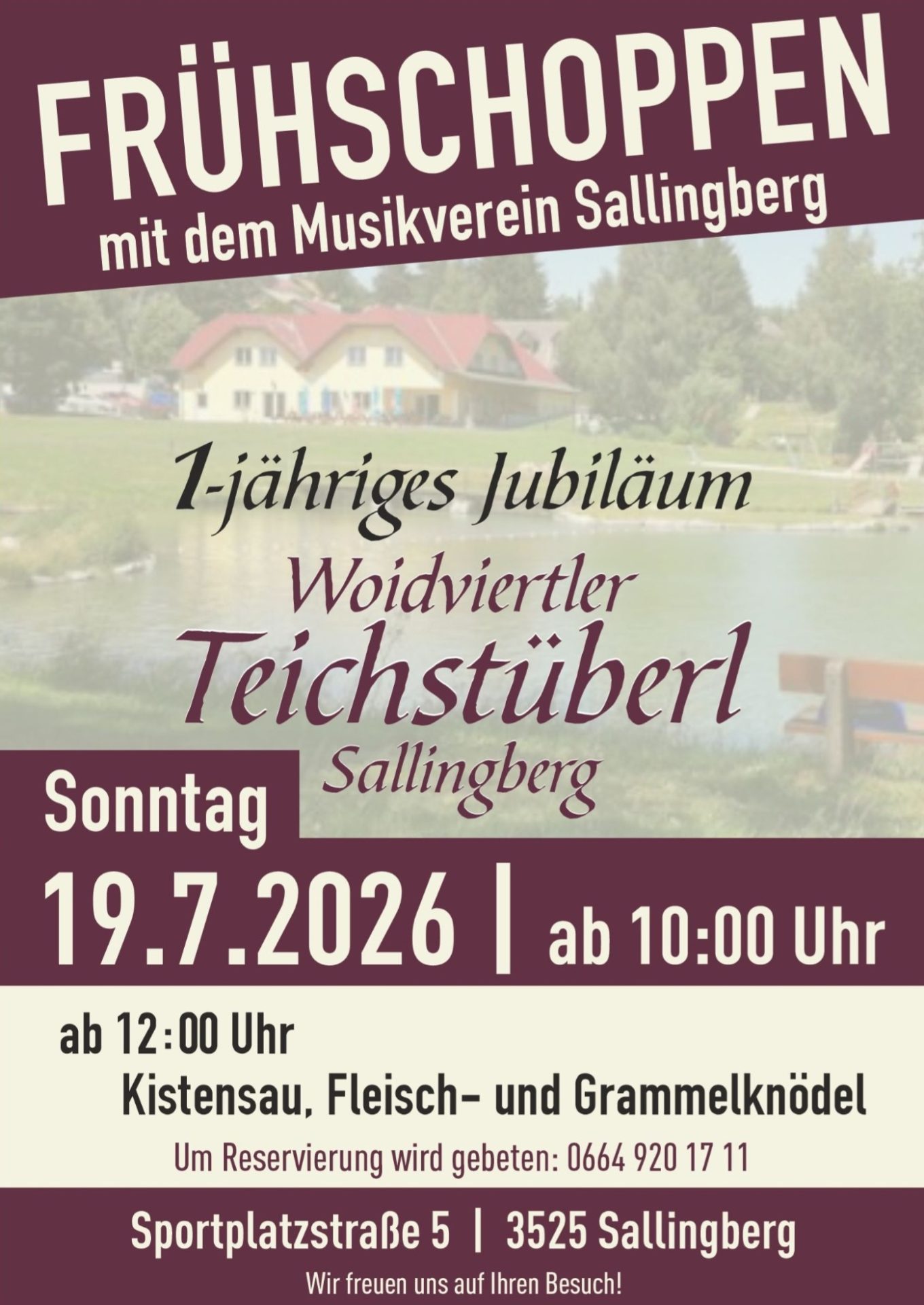 1-jähriges Jubiläum Woidviertler Teichstüberl Sallingberg